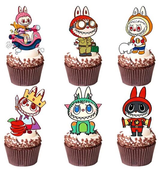 Kūku toperi "Labubu", 12 gb., 8 cm